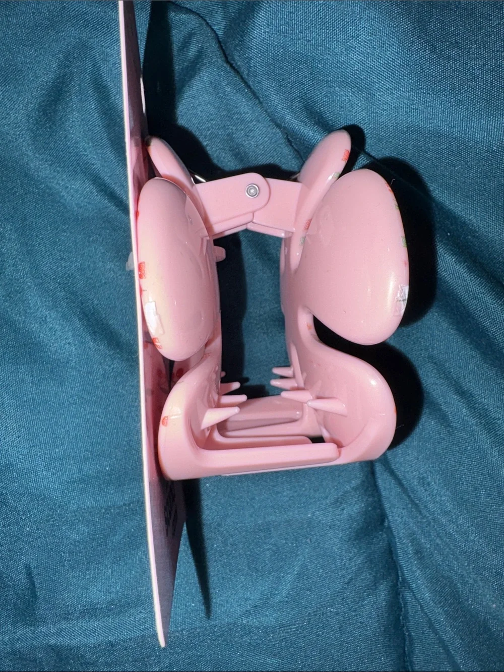 scunci Pink Cherry Print Headband and Flower Clip Set